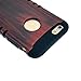 iPhone 6 Plus Case, iPhone 6 Plus S Cover, Hybrid Style Heavy Duty Case for Apple iPhone 6 Plus and iPhone 6s Plus 3-Piece Style Shock Proof Silicon & Plastic Case (Wood - Amber)