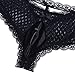 YiZYiF Sissy Pouch Men's Lingerie Floral Lace Bikini Briefs Criss Cross Jockstraps Panty Black X-Large