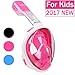 TriMagic 180° Full face Snorkel mask with Large Viewing Area for Kids (XS)