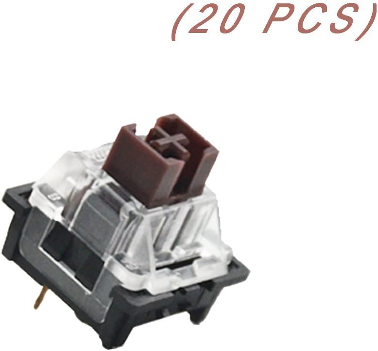 OUTEMU (Gaote) Switch 3 Pin Keyswitch DIY Replaceable Switches for Mechanical Gaming Keyboard (Brown)