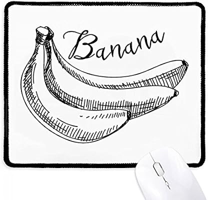 Diythinker Banana Fruit Line Drawing Illustration Non Slip Mousepad Game Office Black Titched Edges Gift Mouse Pads Amazon Com Au