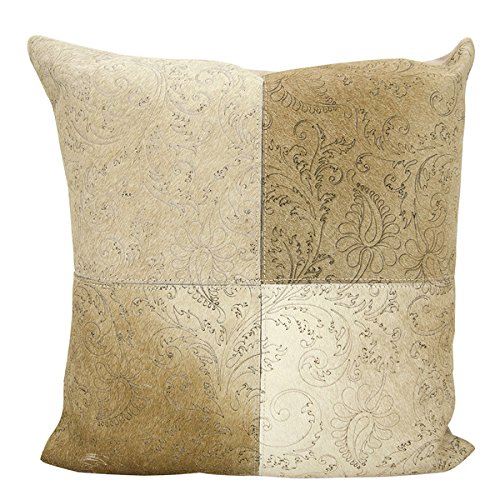 Amazon Com Joseph Abboud Floral Imprint Beige Throw Pillow 20