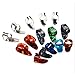 ULTNICE 15pcs Finger Pick Thumb Pick Set Guitar Picks with 15 Grid Case Storage Box