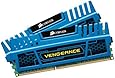 Corsair Vengeance Blue 8 GB (2X4 GB) PC3-12800 1600mHz DDR3 240-Pin SDRAM Dual Channel Memory Kit