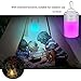 Homecube Bedside Lamp, Touch Sensor Atmosphere Table Desk lamp Dimmable 3-Level Warm White and RGB Color Changing Night Portable Camping Light with Metal Handle and Hook
