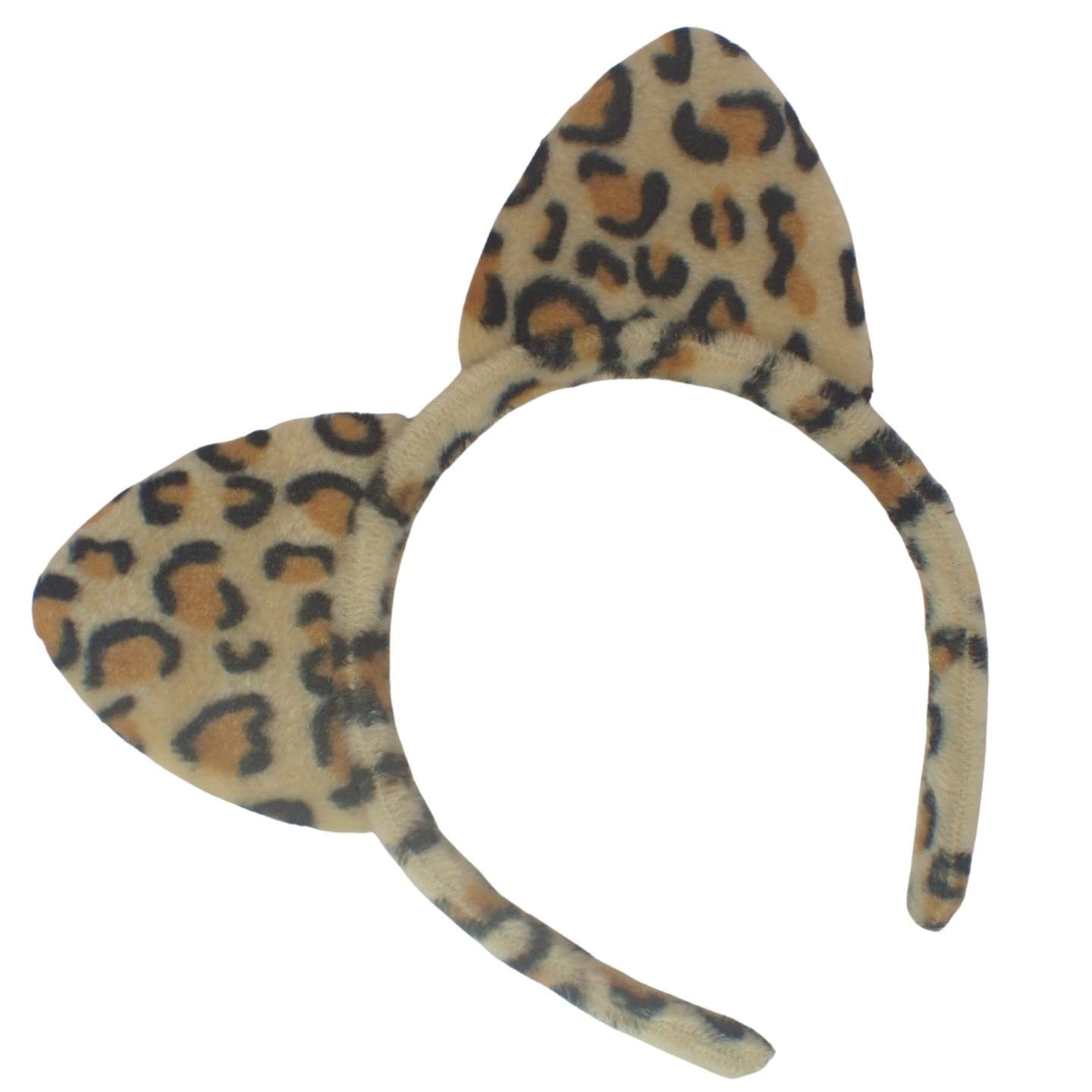 Topkids Accessories Animal Headband for Kids & Toddlers, Animal Ears, Fancy Dress, World Book Day Costumes, Kids Dress up, Halloween (Leopard)
