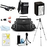 Must Have Accessory Kit For Sony HDR-CX230, HDR-CX330, HDR-CX900, HDR-PJ540, HDR-PJ670, FDR-AX33, FDR-AX53, FDRAX53/B HD Camcorder Includes Replacement NP-FV70 Battery + Charger + Case + Tripod + More