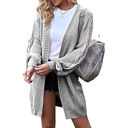 Cardigan With Pockets For Women Plus Size Black