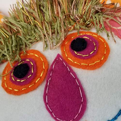 Big Goofy Monster Doll Handmade Lovable Pillow