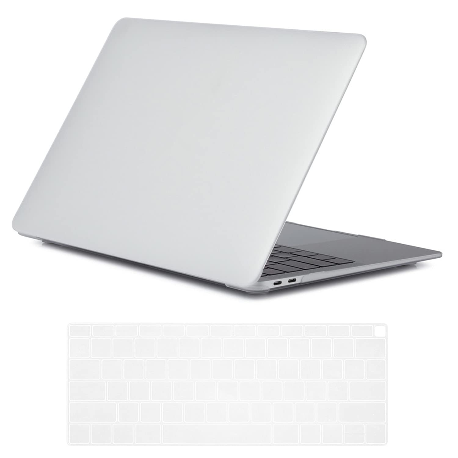 Se7enline compatible with 2020-2025 MacBook Pro 13 Case Crystal Hard Shell Cover for MacBook Pro 13-inch M1/M2 A2338/A2251/A2289 with Touch Bar Touch ID with Keyboard Skin, Transparent/Clear