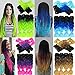 Ombre Kanekalon Braiding Hair Extensions 24