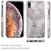LUMARKE iPhone XR Case, Cute Geometric Grey Marble Fashion Design Men Women Girls,Slim-Fit Matte TPU Clear Bumper Soft Rubber Silicone Best Protective Thin Cover Phone Case iPhone XR [6.1