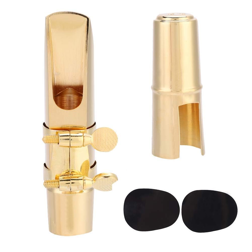 Eb Alto Saxophone 8C Mouthpiece, Eb Alto Sax 8C Mouthpiece with Cap Pads Musical Instruments Accessory