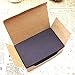 Fecedy 100pcs Blank Kraft Paper Business Cards Word Card Message Card DIY Gift Card (Black)