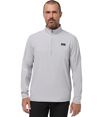 TravisMathew Men's Wanderlust 1/4 Zip Black S at Amazon Men's