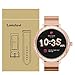 for Kate Spade Scallop Band, Lamshaw Stainless Steel Metal Replacemet Straps for for Kate Spade Scallop/Kate Spade Scallop 2 Touchscreen Smartwatch (Rose Gold)