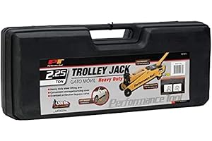 Performance Tool W1611 2.25 Ton (4,500 lbs.) Capacity Trolley Jack with Case