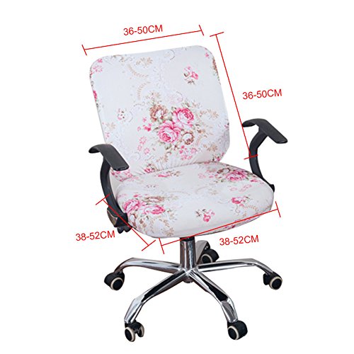 Office Computer Chair Cover Printing Rotating Armchair Cover Slipcover
