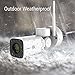 KAANSKY Wireless Camera for Home Security Outdoor with HD 1080P 2MP IP Bullet Camera PTZ 4X Zoom AF Lens, Two-Way Audio Night Vision with Motion Detection, Weatherproof IP66 Support 128G SD Card