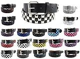 Nice Shades Bonded Leather/faux Punk Studded Belt (Many Sizes & Colors Available)