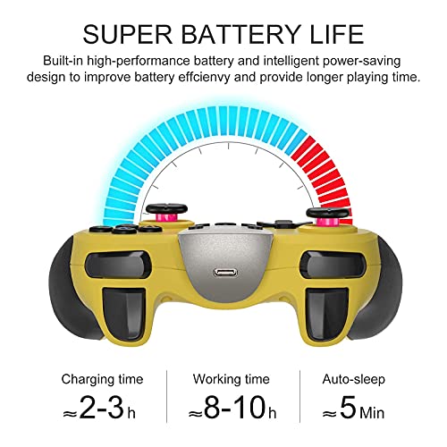 KINGEAR Controller for Switch, Easter Day Gifts for Men and Women, Graduation Gifts for Party Games, Controller Remote Gamepad for Switch, Have Fun with Switch Animal Crossing, Mario Game Controllers