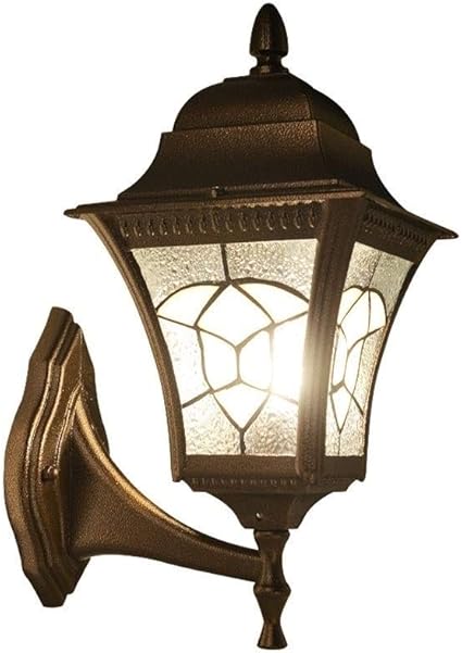 Wall Lámpara de pared exterior de aluminio creativo Victoria rústico