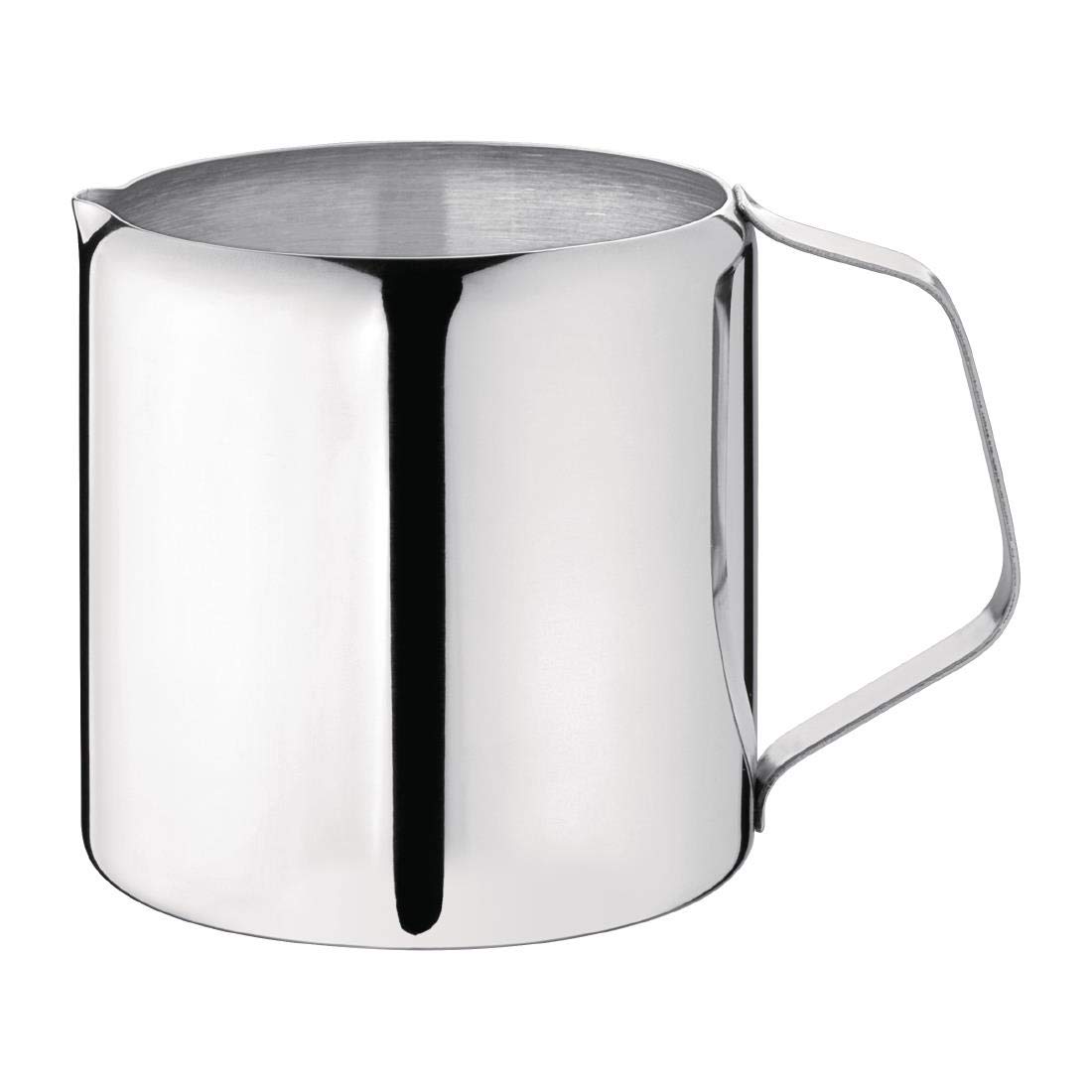 Olympia Concorde Stainless Steel Milk Jug 285ml - Metal Mini Creamer Pitcher for Coffee Art J733