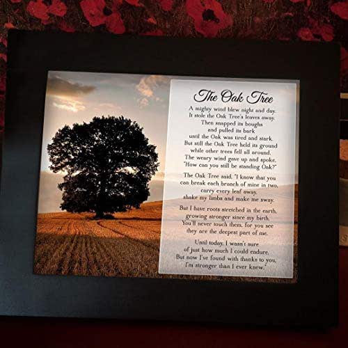 Framed Oak Tree Poem Handmade Products