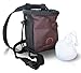 Durable Climbing Chalk bag featuring Large Zippered Pocket and water resistant outer layer great gear for climbing gymnastics and weight lifting – combo pack comes with refillable chalk ball (Brown)