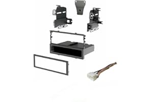 ASC AUDIO Single DIN Car Stereo Install Kit and Wire Harness Made for Honda: 1998-2002 Accord, 1999-2000 Civic, 1996-2006 CR-V, 2003-2004 Element; 05-11 Element (LX Trim only), 99-04 Odyssey, 99-01 Prelude