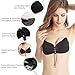 Rain Lotus Sticky Strapless Push Up Bras For Women, Invisible Women's Backless Self Adhesive Silicone Bra