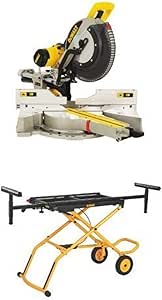 DEWALT DWS780 12-Inch Double Bevel Sliding Compound Miter Saw w/ DWX726
