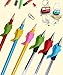 10 PCS Pencil Grips for Kids Handwriting for Preschool, Silicone Ergonomic Pen Pencil Training Grips Writing Aid Pencil Grip for Left Handed Kids and Right Handed Kids