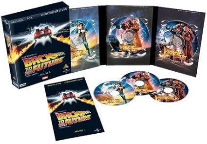 Back To The Future Trilogy Dvd 1985 Amazon Co Uk Michael J Fox Christopher Lloyd Lea Thompson Mary Steenburgen Crispin Glover Thomas F Wilson Claudia Wells Marc Mcclure Wendie Jo Sperber George Dicenzo Frances