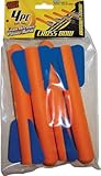 Dart Zone Foam Arrow Refill 4 Pack (Colors Vary)
