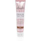 Loving Tan Deluxe Face Self Tanner, Dark - Streak Free, Natural, Professional Quality Sunless Tanning - 10+ Face Self Tanner Applications per Bottle, Cruelty Free, Naturally Derived DHA - 1.6 Fl Oz