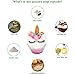 Charlene New York Unicorn Soap Cupcake Gift Set - Ideal Birthday, Graduation, Anniversary or Wedding Gift Or The Perfect Party Favors, Kids, Moms, Teens, 4 Pack