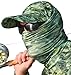Aqua Design Fishing Sun Mask Camo Multipurpose Face Wind Sun Protection Head Tube Sizes Youth to Adult XL Fishing Hunting Gaiter,Green Bayou,Large