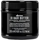 Davines OI Hair Butter, Deeply Nourishing Antioxidant Mask for All Hair Types - Hydrating Treatment Controls Frizz &amp; Adds Instant Shine with Roucou Oil - Restores Softness &amp; Body