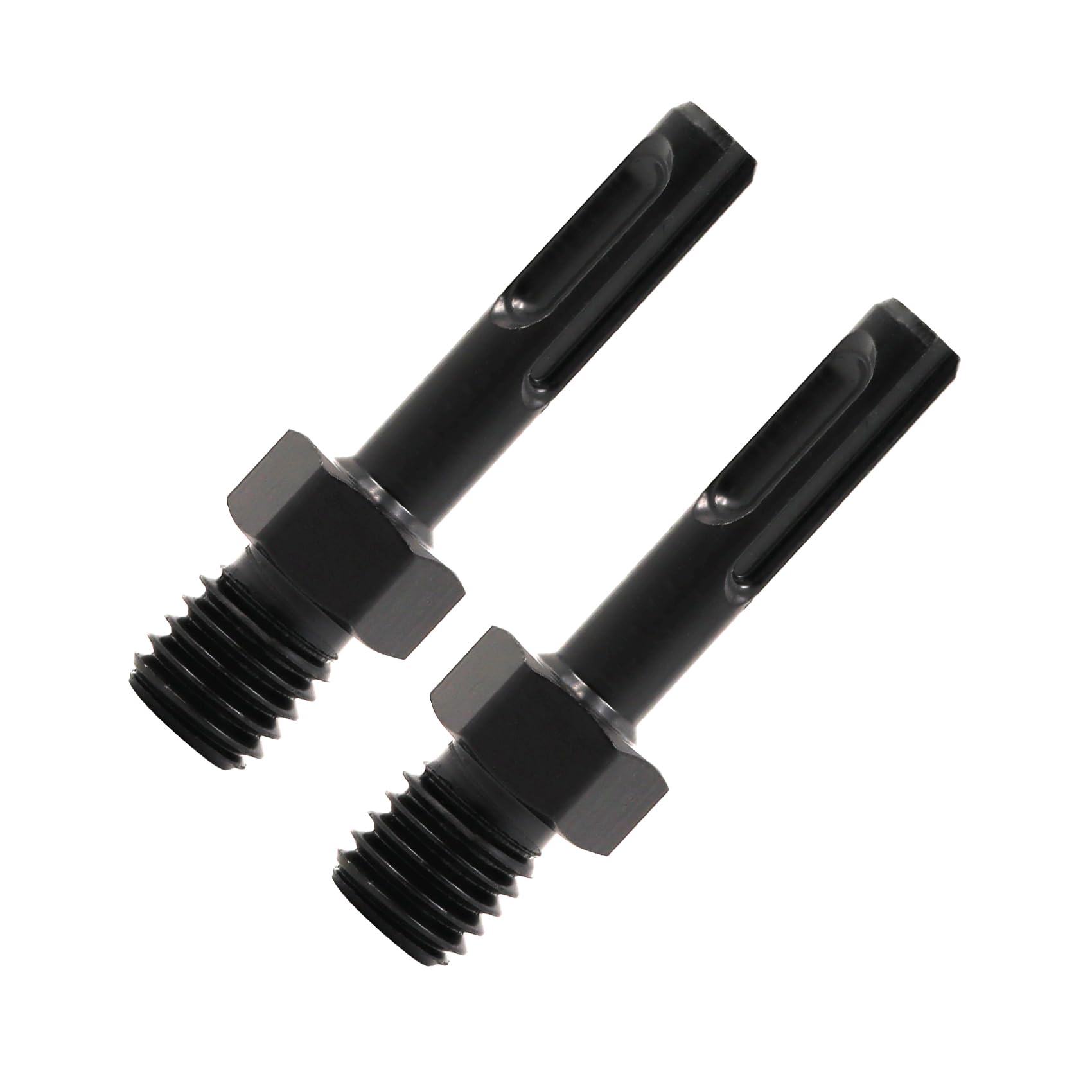 Adapter For Core Drill Bits - 2pcs M14 Thread to SDS PLUS Shank Diamond Hole Saw Adapter for Electrical Hammer Drill SANLEETEK