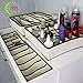 Underwear Sock Drawer Closet Organizer – Set of 4 Collapsible Beige Fabric Foldable Storage Boxes Draw Organizers Divider for Panties Bra Tie Belt Socks Lingerie Clothing Fits Under Bed Closet 1 pack