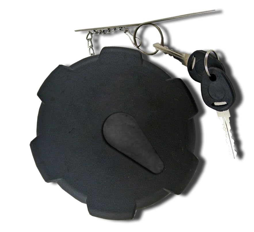 BLACK FUEL TANK CAP PETROL DIESEL TRUCK LORRY TRAILER MAN TGA TGX TGS - 2 KEYS/OEM 0004711230 0004700405 81122106027 20392751