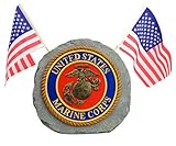 Red Carpet Studios Patriotic Garden Stone, Marines