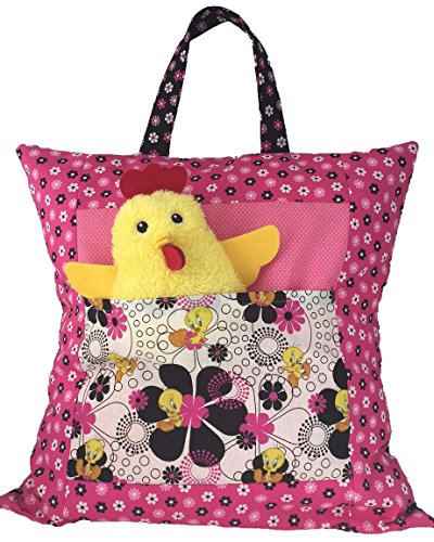 Looney Tunes Tweety Bird Travel Pocket Pillow Tote Purse Children