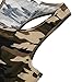 FUNOC Women's Racerback Casual Strtech Camo Shirts Camouflage Tank Top,Camo,Large