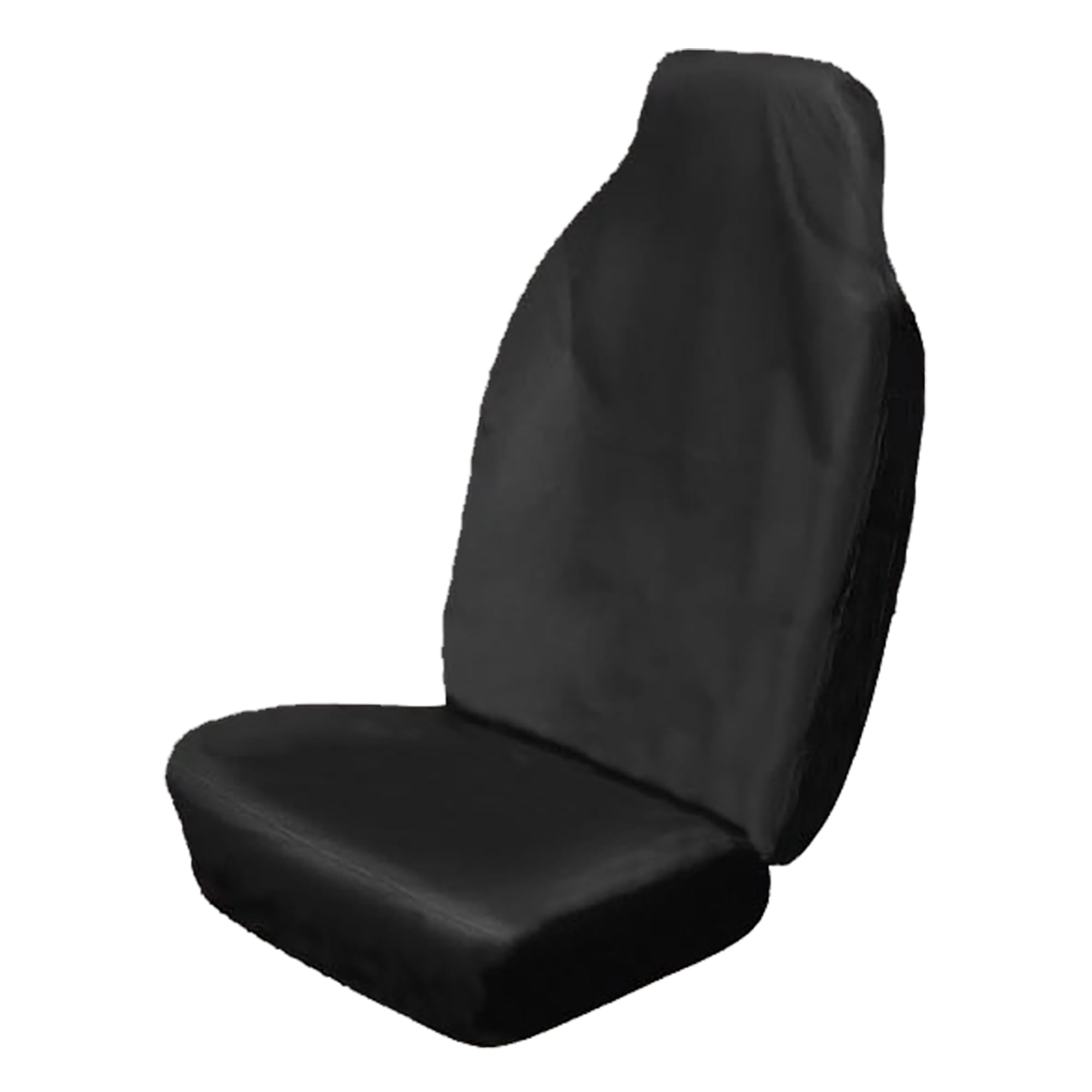 Sakura Car and Van Front Seat Cover - A Single Heavy Duty Waterproof Protector in Black - Universal Easy Fit