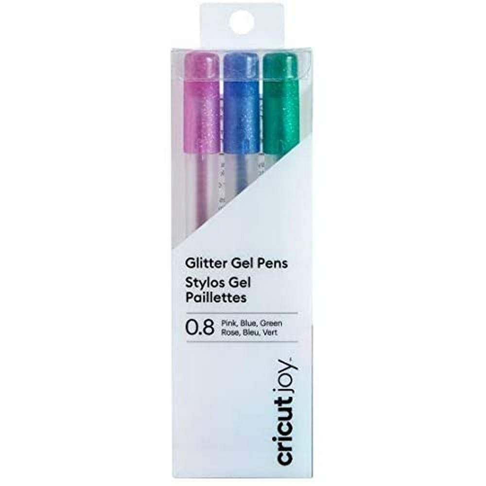 Joy Glitter Gel PENS 0.8 Pink Blue Green