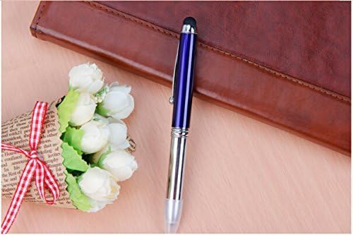 F sport 3-in-1 Stylus Pen - Stylus Pen for Touch Screens Fine Tip with LED Flashlight and Pen Writing-Blue