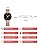 Esprit Orologio Da Donna Elia ES107002004 - Quarzo, Cassa Oro Rosa, Cinturino In Pelle Nera, Quadrante Madreperla Con Strass, 34 Mm