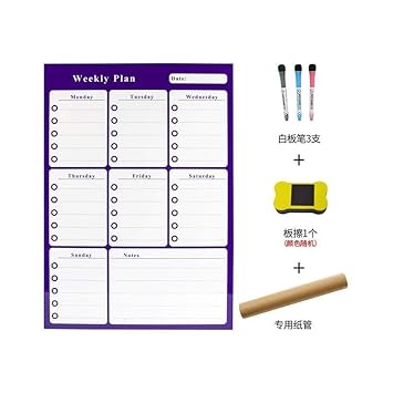Calendario Calendario magnética de borrado en seco for el ...